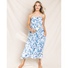 Women's Pima Cotton Serene Nightgown, Songs of Santorini - Pajamas - 2