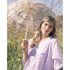 Women's Caftan, Lavender French Ticking - Pajamas - 5