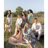 Women's Pima Cotton Robe, St Tropez Palms - Pajamas - 4
