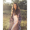 Women's Pima Cotton Robe, Amalfi Floral - Pajamas - 4