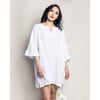 Women's Short Gauze Caftan, White - Pajamas - 2