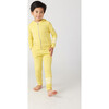 Waves Zipper Full Sleeve Hoodie, Lemon Yellow - Sweatshirts - 4