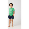 Tennis Club Crew Neck T-Shirt, Lime - Tees - 3
