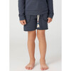 Tonal Stripe Rope Short, Black - Shorts - 2