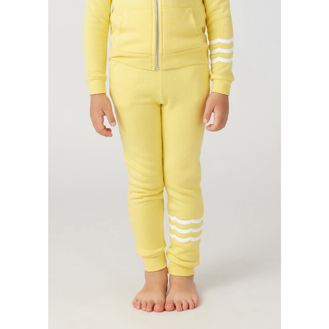 Waves Drawstring Joggerpant, Lemon - Sweatpants - 2