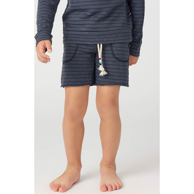 Tonal Stripe Rope Short, Black - Shorts - 3