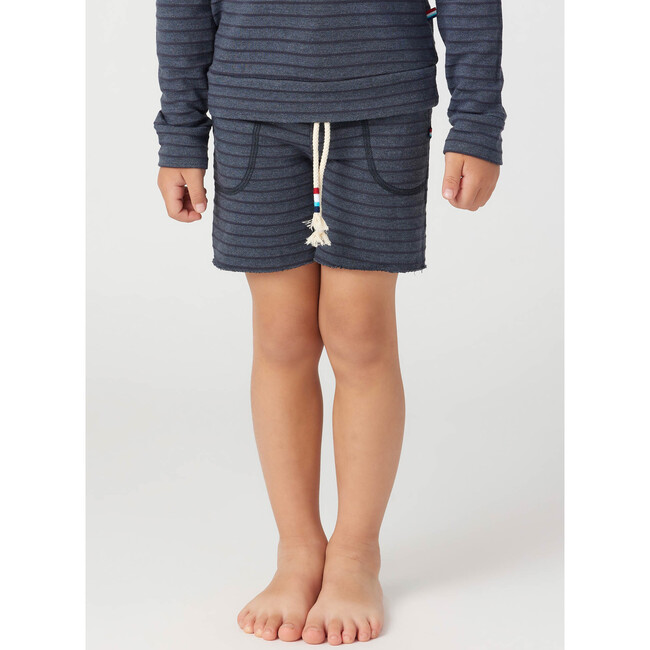 Tonal Stripe Rope Short, Black - Shorts - 4
