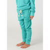 Loop Terry Drawstring Jogger, Turquoise - Sweatpants - 3