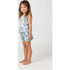 Rio Floral Knot Front Tank Top, Grey - Tees - 4