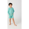 Coastal Waves Full Sleeve Zip Hoodie, Pool - Sweatshirts - 2