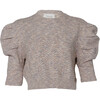 Women's Ava Sweater, Marled Rose - Sweaters - 1 - thumbnail