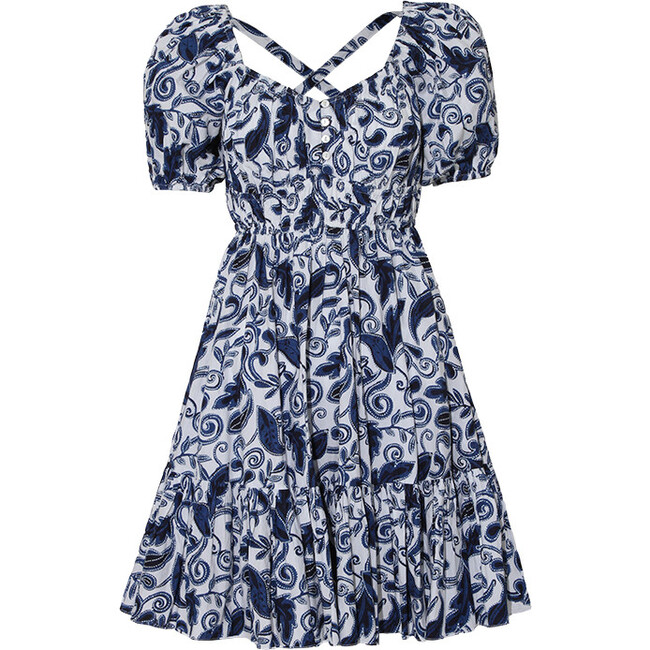 Women's Bea Mini Dress, Azulejo