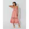 Women's Avalon Midi Dress, Rose - Dresses - 2