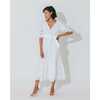 Women's Marin Midi Dress, Bright White - Dresses - 2