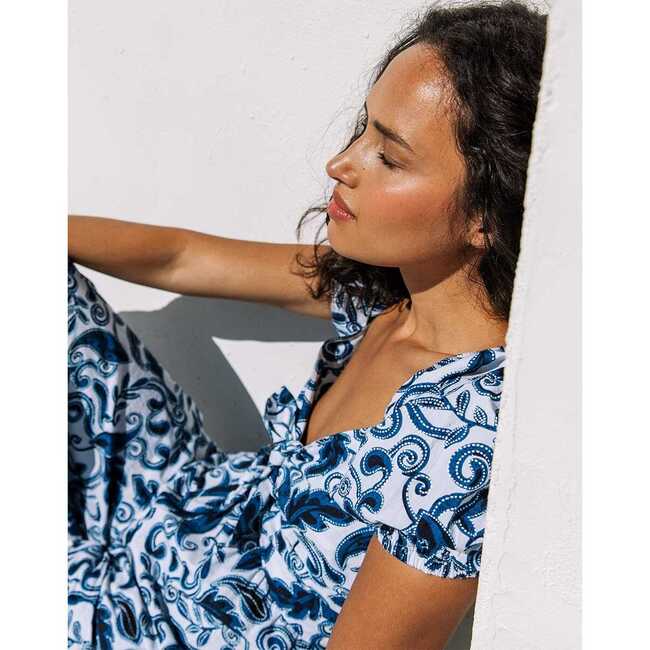 Women's Reza Jumpsuit, Azulejo - Dresses - 3