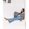 Women's Reza Jumpsuit, Azulejo - Dresses - 4