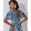 Women's Bea Mini Dress, Azulejo - Dresses - 3