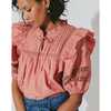 Women's Bridget Blouse, Rose - Blouses - 5