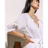 Women's Marin Midi Dress, Bright White - Dresses - 5