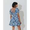 Women's Bea Mini Dress, Azulejo - Dresses - 5