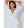 Women's Marin Midi Dress, Bright White - Dresses - 6