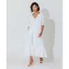 Women's Marin Midi Dress, Bright White - Dresses - 7