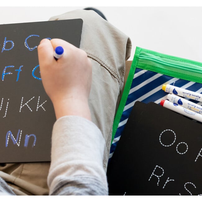 Reusable Erasable ABC Chalk Board and Airplane Doodle Book Bundle, multi - Developmental Toys - 3
