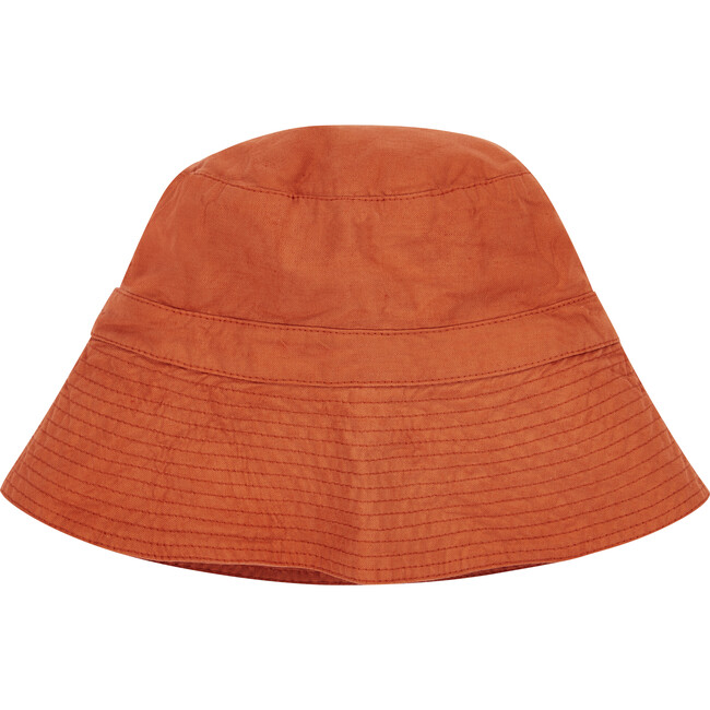 Cedrus Wide Brim Bucket Hat, Orange