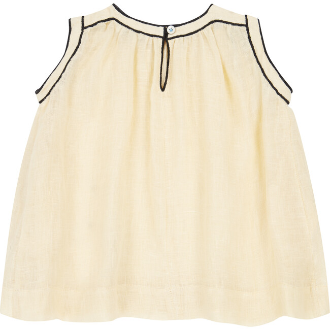 Ginger Baby Sleeveless Dress, Beige - Dresses - 2