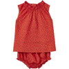 Alberta Seersucker Set, Poppy Red - Mixed Apparel Set - 1 - thumbnail