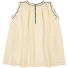 Ginger Sleeveless Dress, Beige - Dresses - 2