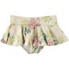 Baby Field Of Flowers Print Ruffled Short Skirt Bikini Bottom, Multicolors - Two Pieces - 1 - thumbnail