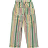 Striped Lateral Wide Pocket Trousers, Multicolors - Pants - 1 - thumbnail