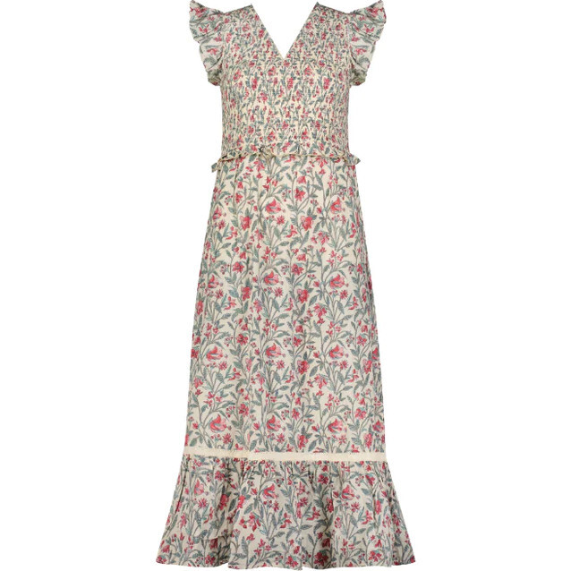 Women's Blakely Midi Dress, Pink and Teal Floral - Anna Cate Collection  Dresses | Maisonette