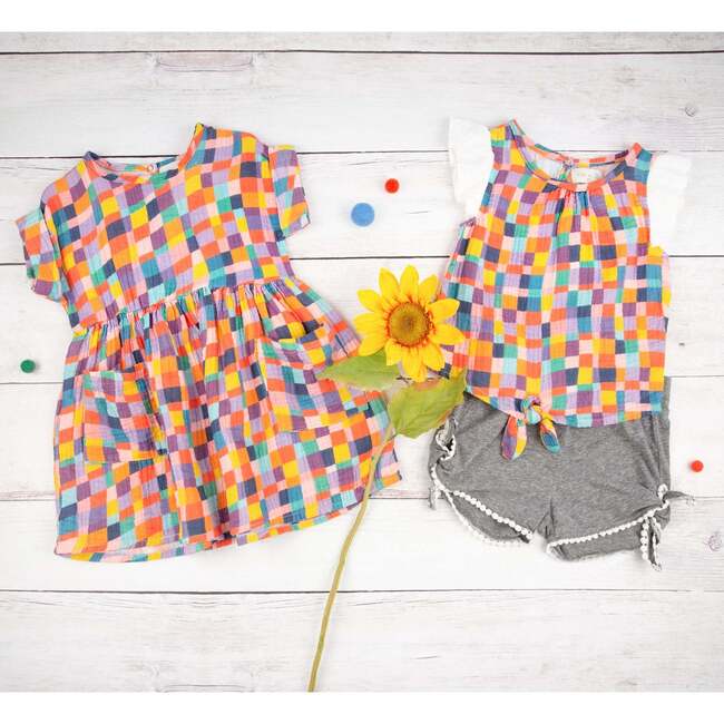 Yasi Tie Top, Kaleidoscope - Tank Tops - 3