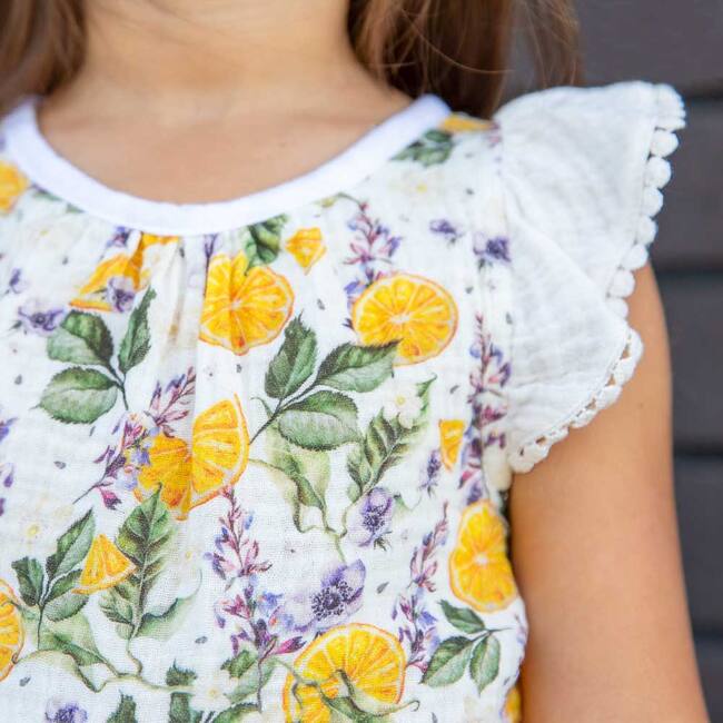Yasi Tie Top, Lemon Drop - Tank Tops - 3