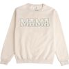 Mama Patch Adult L/S Sweatshirt, Natural - Sweatshirts - 1 - thumbnail