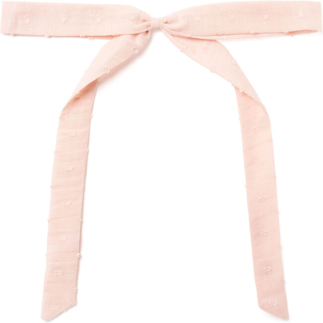 Spring-Style Alligator Clip Ribbon Solid Bow, Light Pink - Hair Accessories - 1