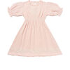 Eleanor Puff Sleeve Smocked Waist Dress, Evening Sand - Dresses - 1 - thumbnail