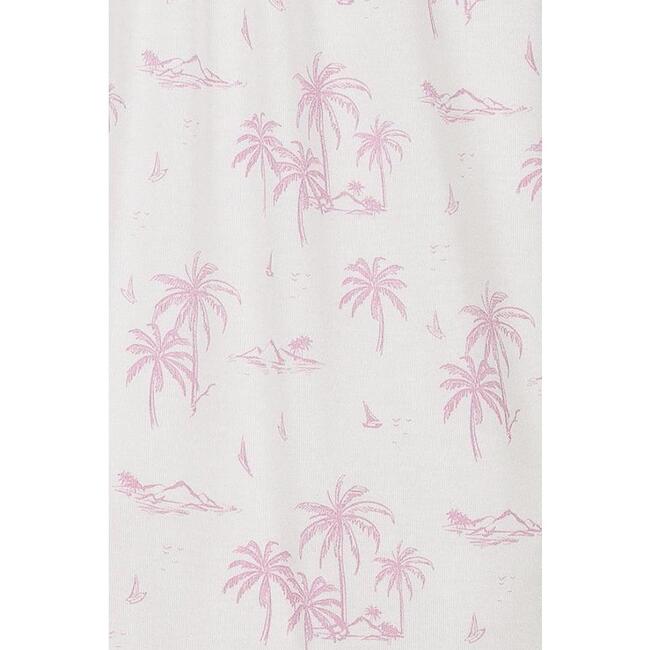 Bow Romper, Vintage Hawaii Floral on White - Rompers - 2