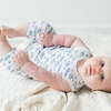 Tank Romper, Skinny Fish on White - Rompers - 2
