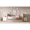 Cabana Ring Pull Nightstand, Cerused Oak And White - Nightstands - 2