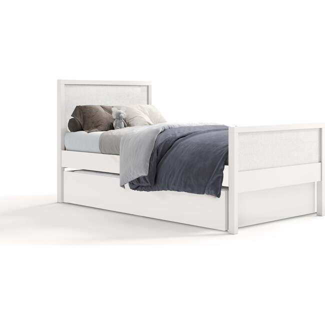 Cabana Low Footboard Bed And Trundle, White Maple
