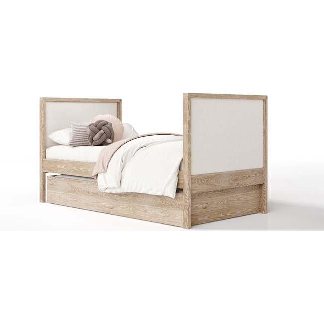 Cabana Daybed And Trundle, Heavy White Cerused Oak