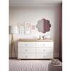 Cabana Doublewide 6-Drawer Ring Pull Dresser, Cerused Oak And White - Dressers - 2