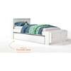 Austin Low Footboard Bed And Trundle, Midnight - Beds - 2