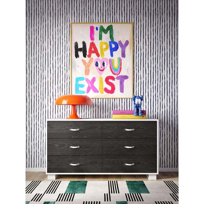Austin Doublewide 6-Drawer Block Pull Dresser, Sunshine - Dressers - 3