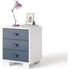 Austin Block Pull Nightstand, Midnight - Nightstands - 1 - thumbnail