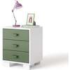 Austin Block Pull Nightstand, Fern - Nightstands - 1 - thumbnail