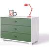 Austin 3-Drawer Block Pull Dresser, Fern - Dressers - 1 - thumbnail